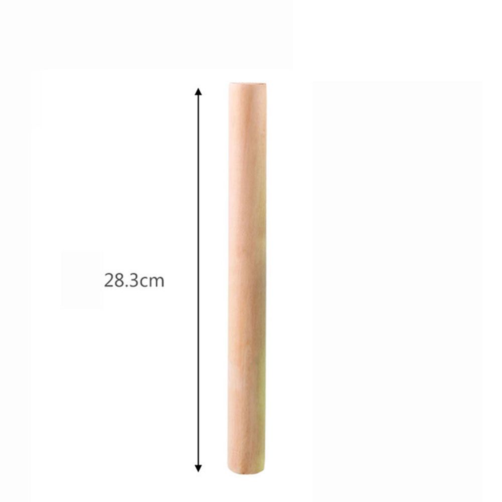 Kitchen Tools Crust Solid for Fondant Pie Roller Flour 28cm Rolling Pins Dough Natural Wooden