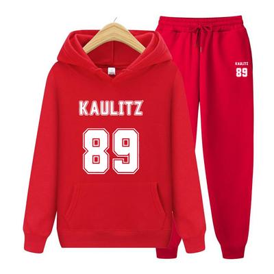 Rapper Kaulitz 89 Men Suit Hoodie Two Pieces Set Hooded Sweatshirt Women's Hoodie Autumn Men's Hoodie + Pants Sets
