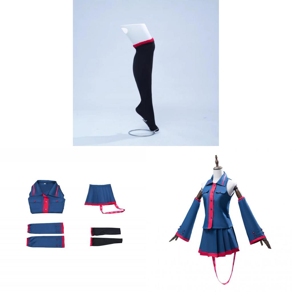 Hatsune Miku Game Theme Cosplay Costume For Halloween With Soft Fabric For Anime Role Play