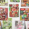45Pcs/Set Romantic Memory Retro Stickers Book Decorative Scrapbook Journal Diy Planner Supplies Stationery Gift for Girls Kids