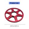 Aluminum 6 Hole Reel With 10.5Inch Empty Tape Nab Hub Disk For Studio Recording Equipment
