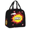 Bolsa de almuerzo térmica aislada personalizada para amantes del juego Bingo Queen, contenedor de almuerzo reutilizable para mujer, caja de alimentos multifunción para picnic al aire libre