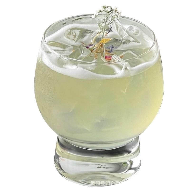 Handblown Clear Glass Tumbler 380ml 450ml Modern Minimalist Whiskey Cup Cold Drinks Juice Coffee