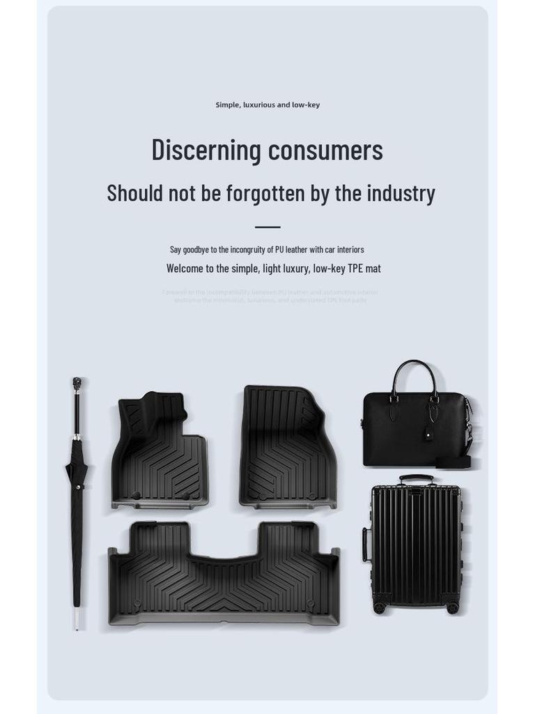 Floor Mats for 2023 Denza N7: All-TPE Mats, Trunk, & Waterproof Seat Back Mat