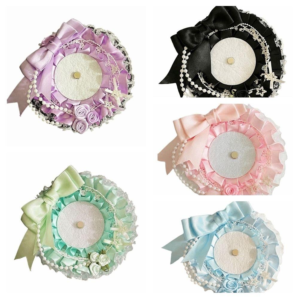 Pins Display Lolita Badges Holder Bow Badge Rosette Base Tray Itabag Badge Holder Card Holder