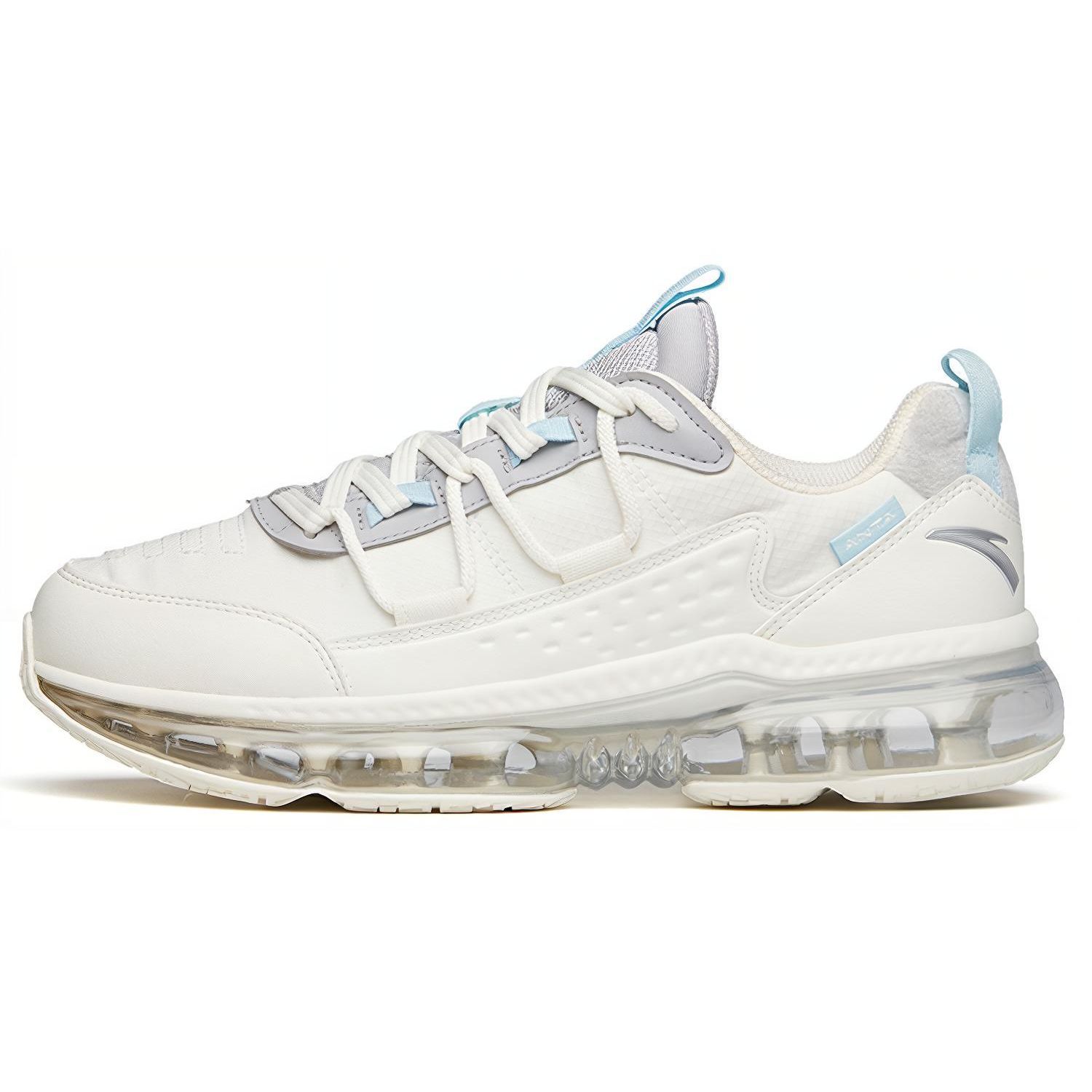 Anta Running Shoes Men White Grey Blue 912145501-1 44.5