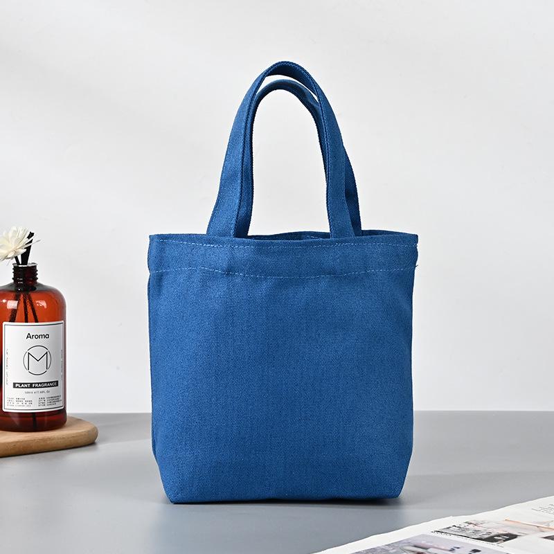 Customized Colorful Cotton Canvas Souvenir Bag - Portable & Cute Handheld Design with Logo Option