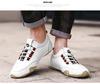 Men's Octopus Leather Loafers - Large Size, Casual, Flat Bottom Driving Shoes with Elastic Band