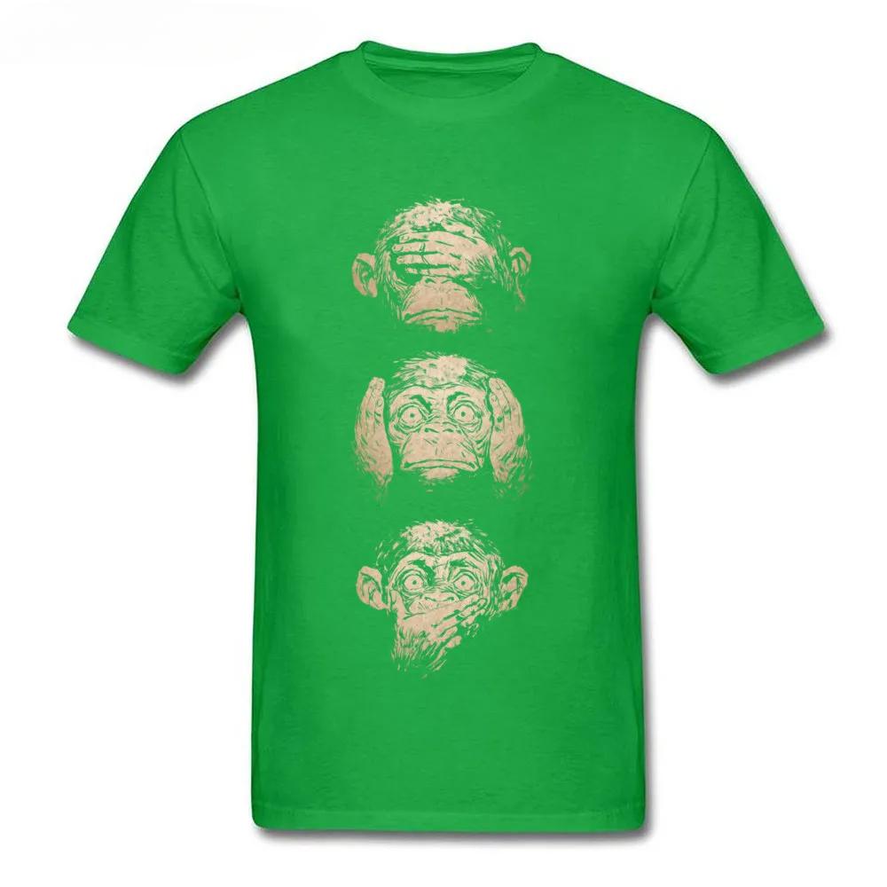 

Wise Monkeys Funky T Shirt for Man Retro Painting Tees Top Cotton Fabric Short Sleeve Teens Customize Tshirt 6xl