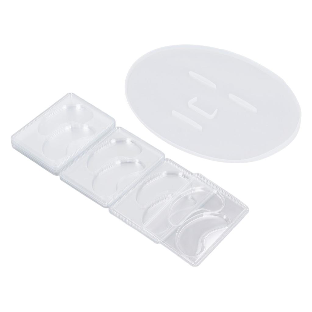 Facial Mask Mold Eye Patch Molds Silicone Reusable DIY Mask Maker Tools for Salon Home Use
