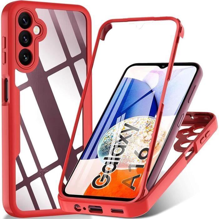 Coque - Samsung - Galaxy A16 5G - Protection 360° - Bordure Renforcée - Rouge