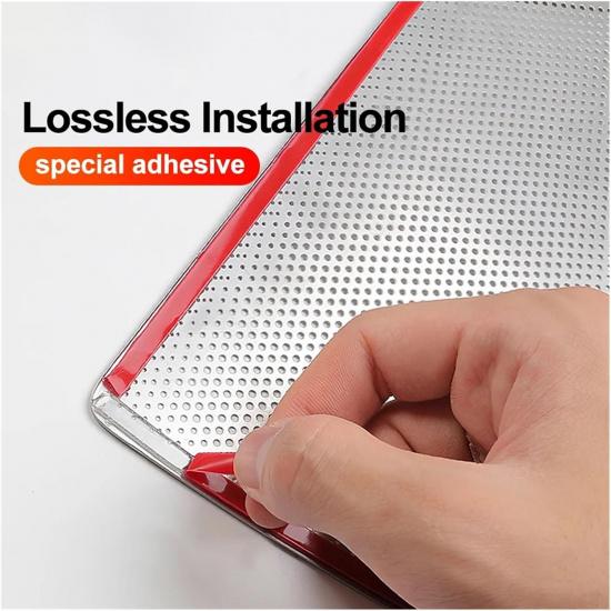 Compatible with Ford Explorer 2020 2021 2022 2023 Car Door Speaker Sticker Cover Stainless Steel Door Handle Horn Trim Auto Accessories (Color : Door