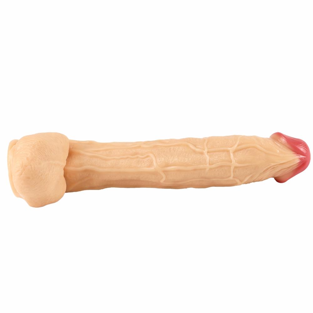 42cm Huge PVC Anal Plug Dildo Strap on Realistic Penis Dilator Adult Sex Toy for Couples Fisting