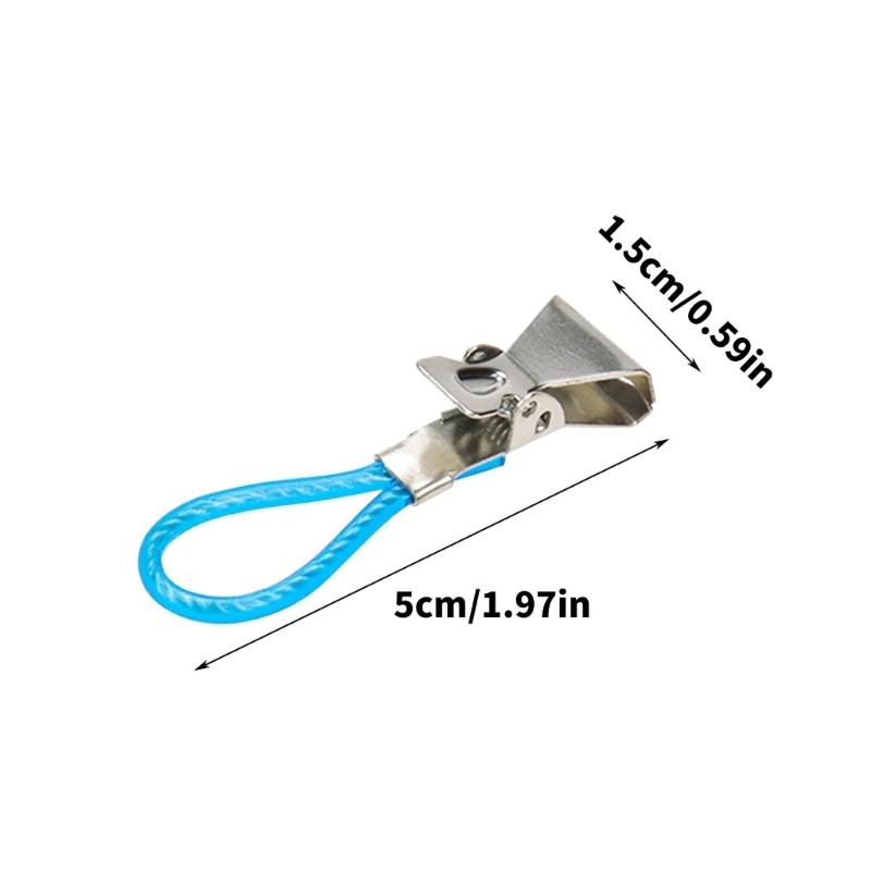 Sturdy Anti Rust Metal Towel Clamp Steel Towel Fastener for Versatile Hanging