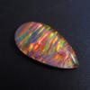 Lab Created Boulder Opal Pear 12.10 Ct Fabulous Certified Loose Gemstone