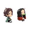Demon Slayer Rukappu Kamado Tanjiro Kamado Nezuko Set Anime Mini Kamado Tanjiro Figurka 10cm Q Verze Anime Figurka Figurka, Soška, [Použité]