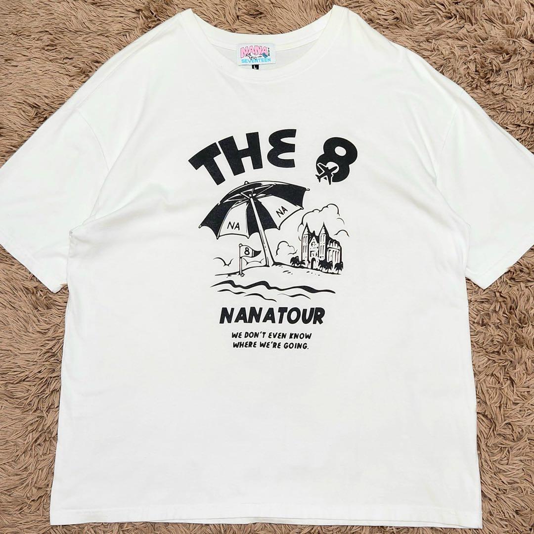

[USED] Rare L SEVENTEEN Nana Tour T-shirt THE8 Minghao logo