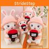 Romantic Rose Rabbit Plush Toy With Heart Shape For Valentines Day Gift For Women