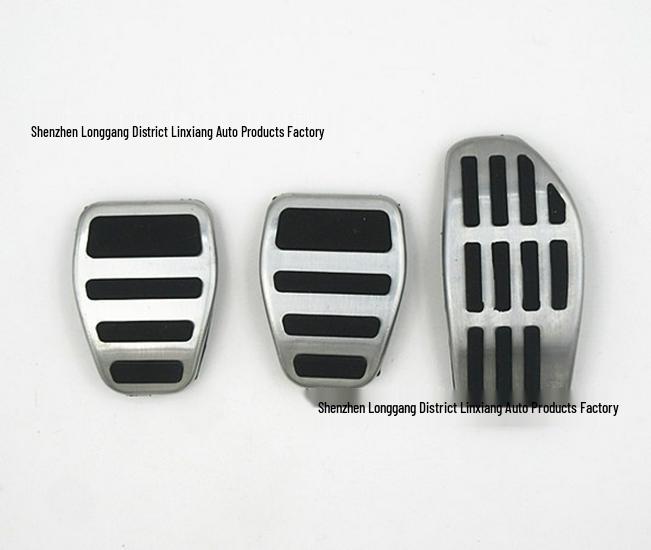 Fits 2014-2017 Qashqai & Kicks: Stainless Steel Anti-Slip Accelerator & Brake Pedals