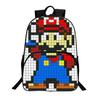 Super Mario Large 16 Inch School Backpack With Spacious Compartments And Durable Material