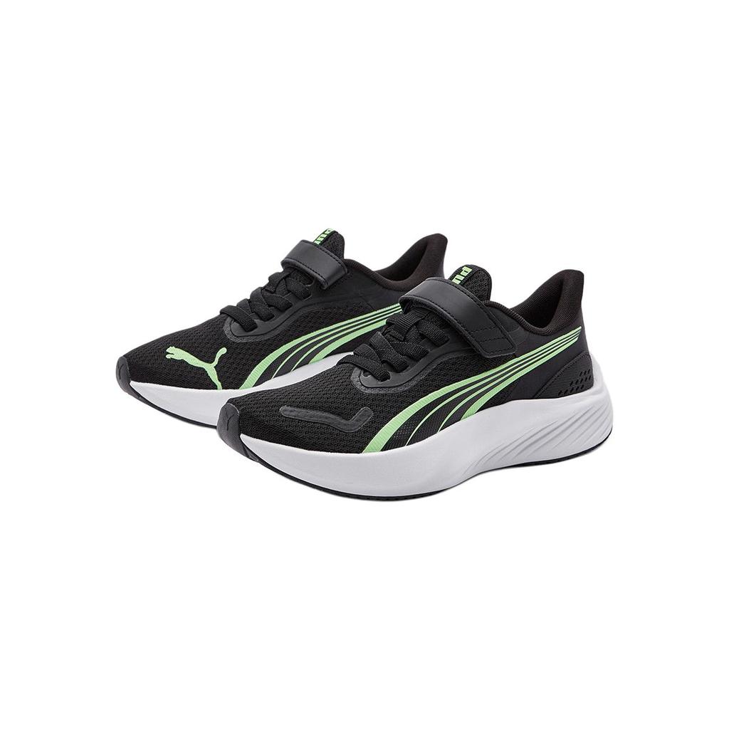 Puma Pounce Lite Ac+ Jr Versatile Comfortable Durable Low-Top Kids Running Shoes Kids Sneaker Black 404319-03