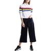 Levis Striped Casual Comfortable Long Sleeve T-Shirt Women Tops White 69558-0000