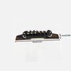 High-end Rosewood Jazz Electric Guitar Bridge Set Ball Shape Bottom Code Guitar Replacement Accessories