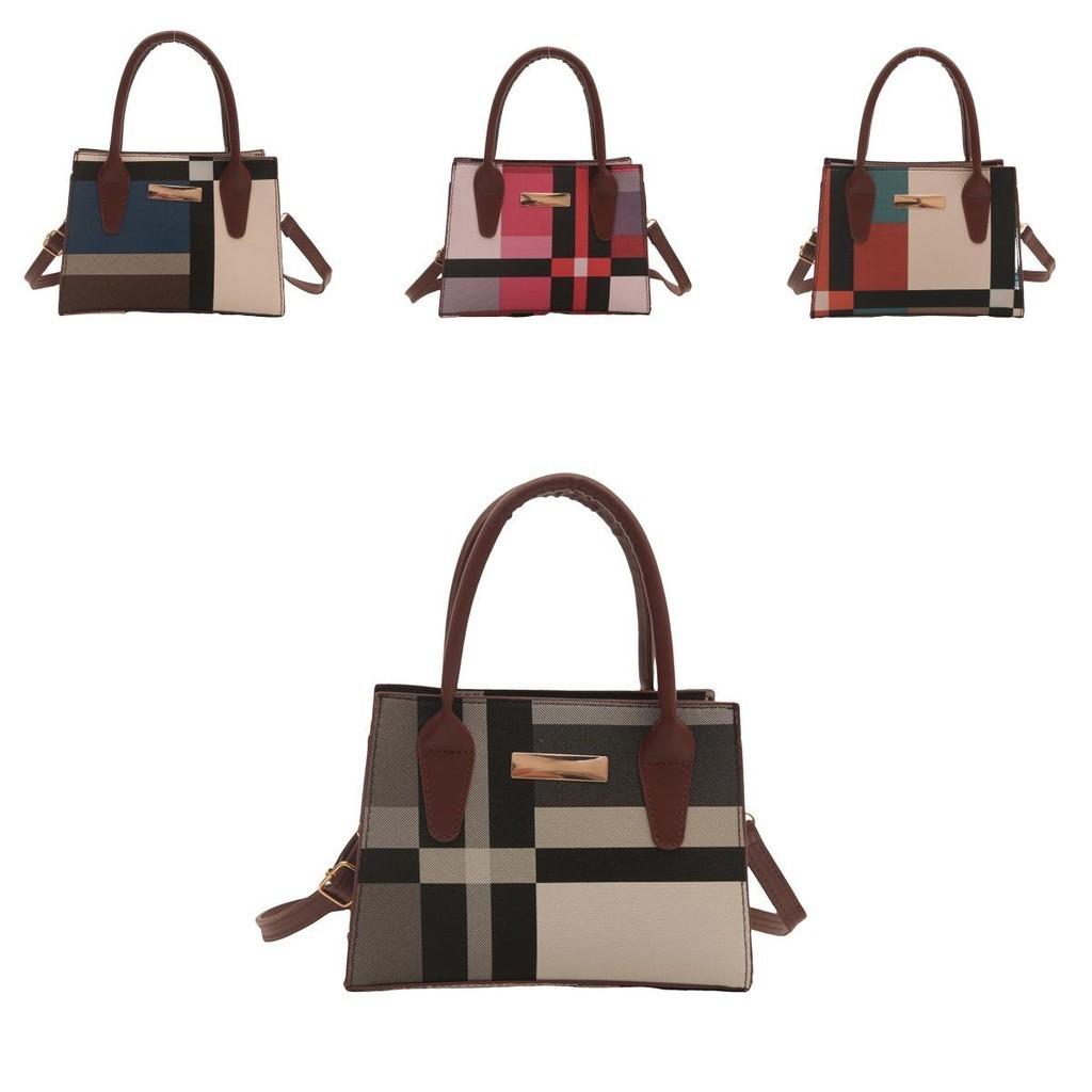 Trendy Handbag For Women 2024 Summer New High-end Color-block Shoulder Bag Perfect For Commuting
