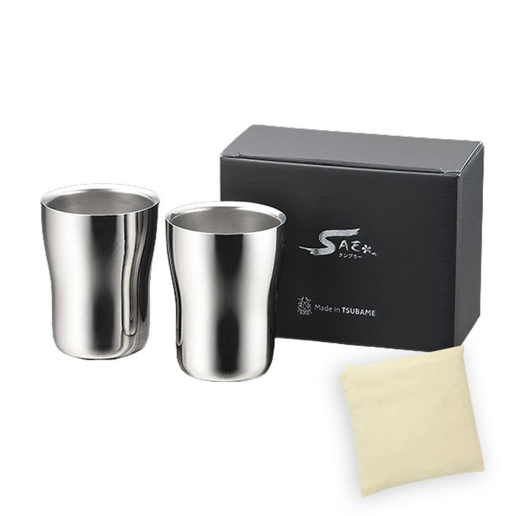 Tumbler W 230ml 2P Made In Japan with SimpleBag Made In J-kitchens (Set Vietnam)