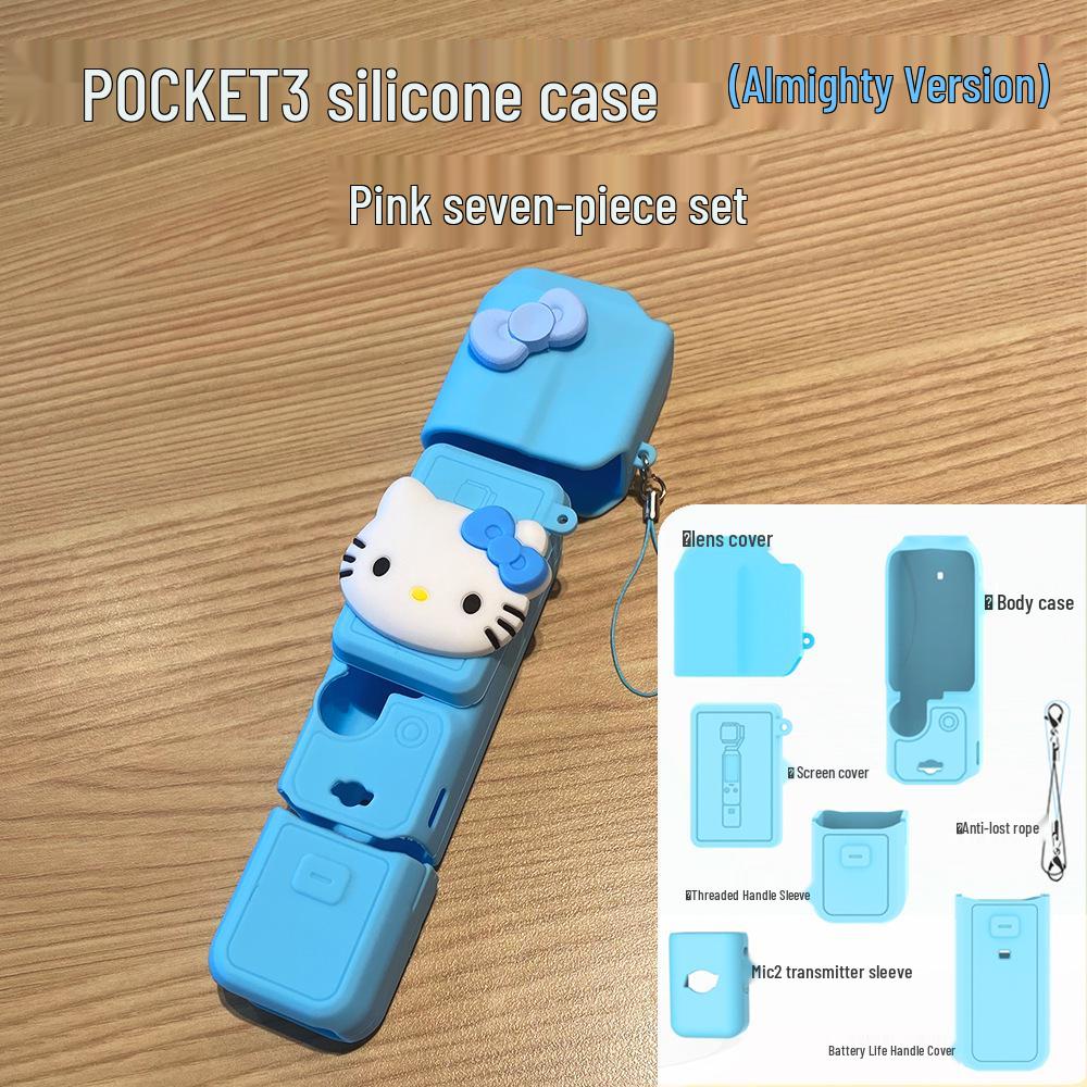 Cartoon DJI Pocket 3 Silicone Protective Case for Action Camera