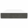 347709 vidaXL Pocket Spring Bed Mattress Dark Grey 90x190 Cm Thickness 20 Cm