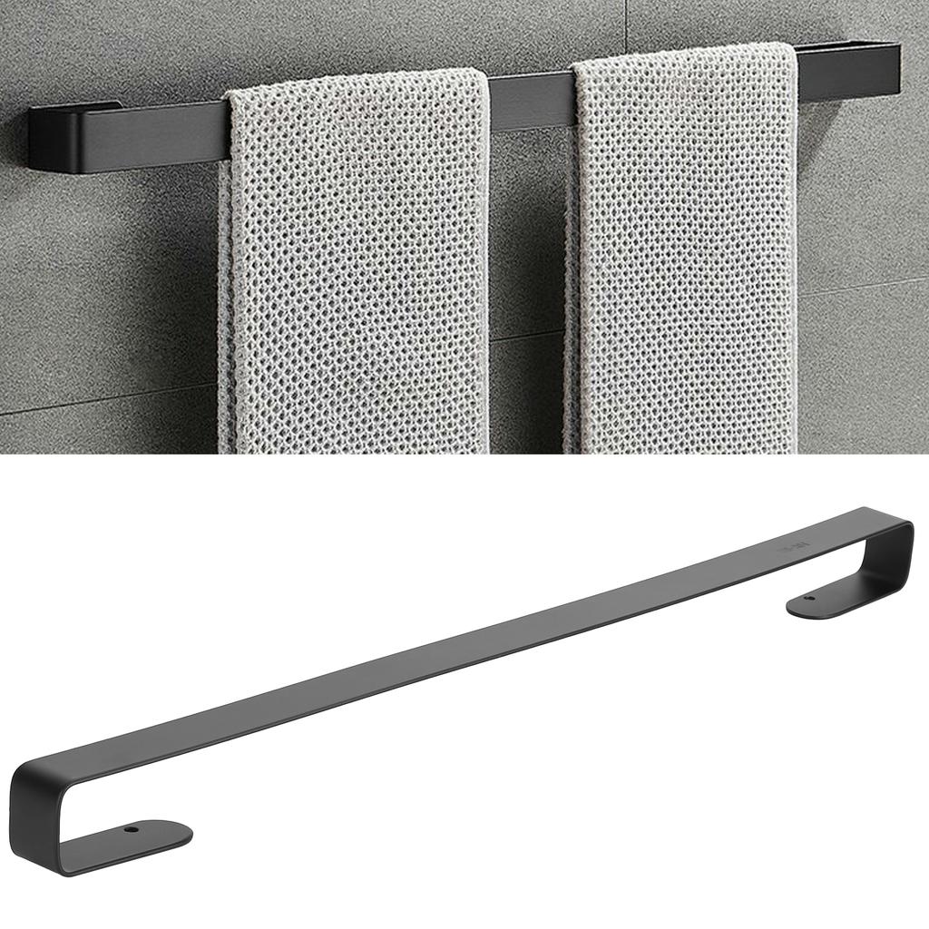 Handtuchstange Edelstahl Einzelstange Handtuch Pantoffeln Ablage Halter für Toilette Badezimmer Hotel