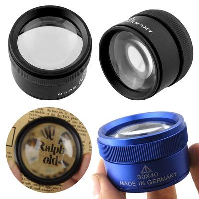 Professional 30x 40mm Premium Measuring Magnifier Microscope Glass Lens Loop HD Magnifier