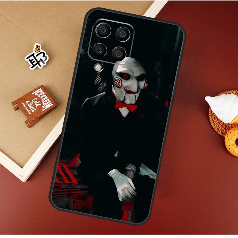 Saw Jigsaw Puppet For Samsung Galaxy M12 M32 M52 M13 M33 M53 M11 M31 M51 M15 M55 M14 M34 M54 M30s M20 Case