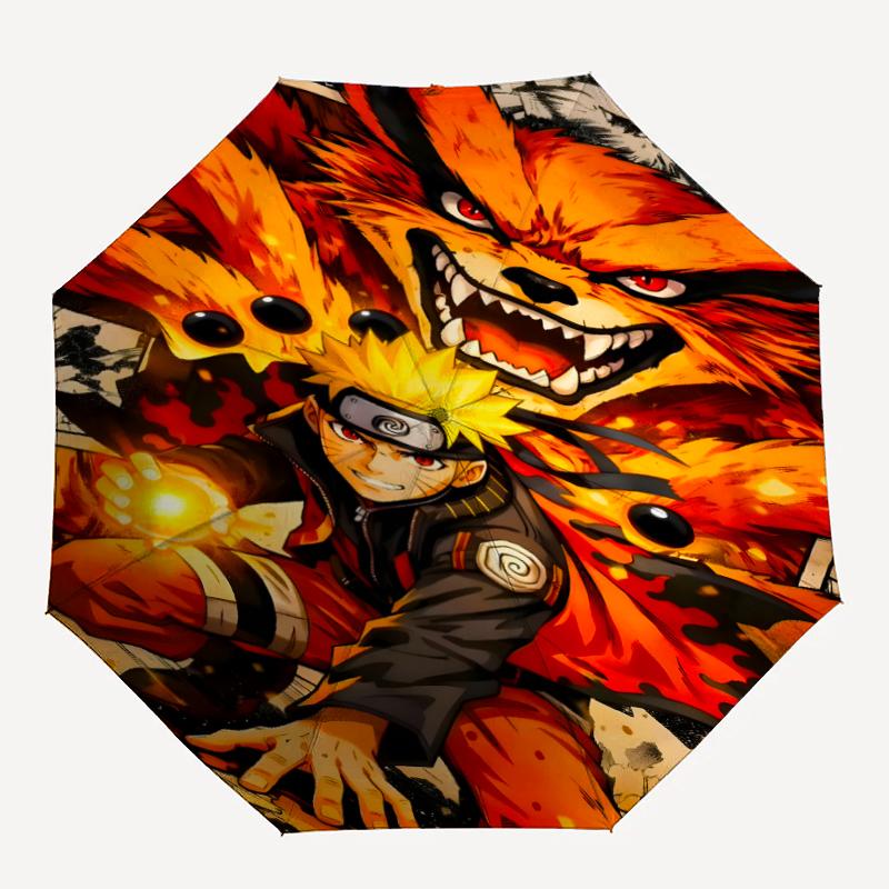 1pc Naruto2 Umbrella, Sun Protection, And UV Shielding. It Has Eight Sturdy Ribs for Outdoor Use And Perfect As a Holiday Gift
