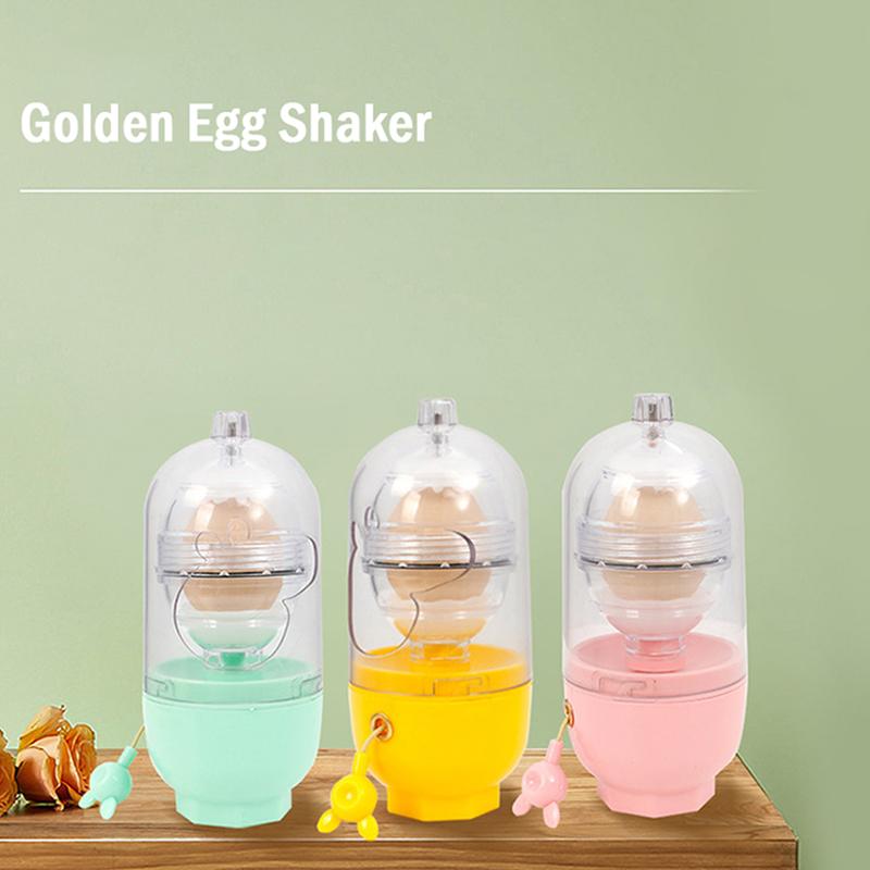 Portable Household Egg Yolk Protein Blender Hand Operation Egg Maker Spinner