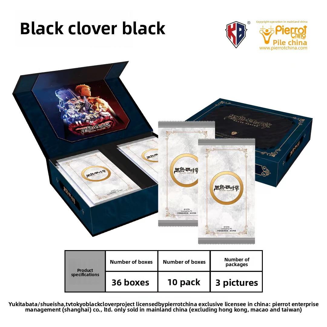 Collectible Cards BLACK CLOVER Magic Emperor Rare Trading Card Japanese Manga Limited Edition Card Game Duel Accessories