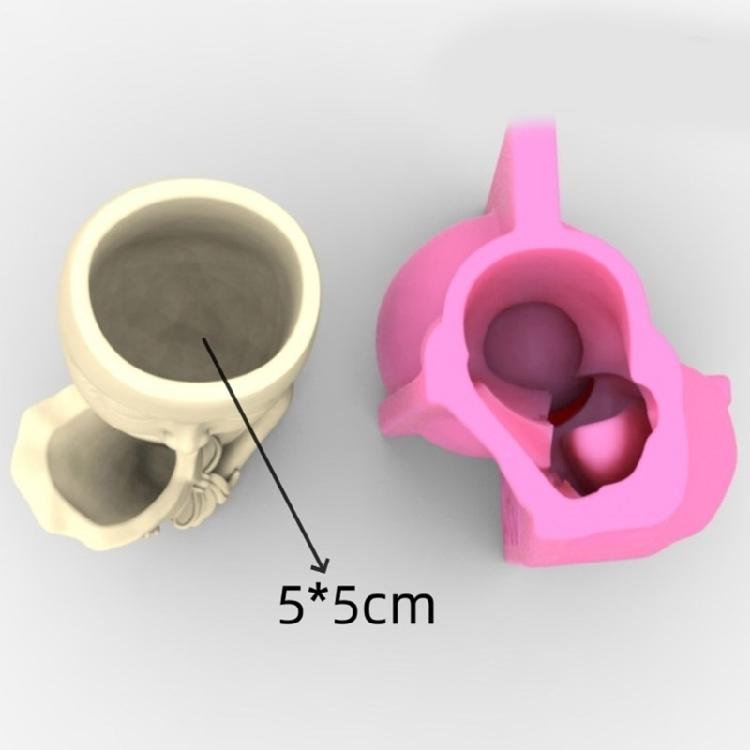 Vase Moulds Human Shape Silicone Material for Making Concrete Resin Flowerpot