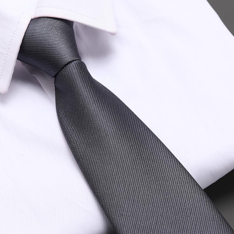 No Black Zipper Men'S Professional Dress Tie Business Casual Wedding Groom Korean Version Of A Pull Tie