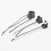 2 PCS Headlight Lamp Bulb Socket Wiring Harness Connector Plug Adapter Line for H1 H7 H4 Bulb