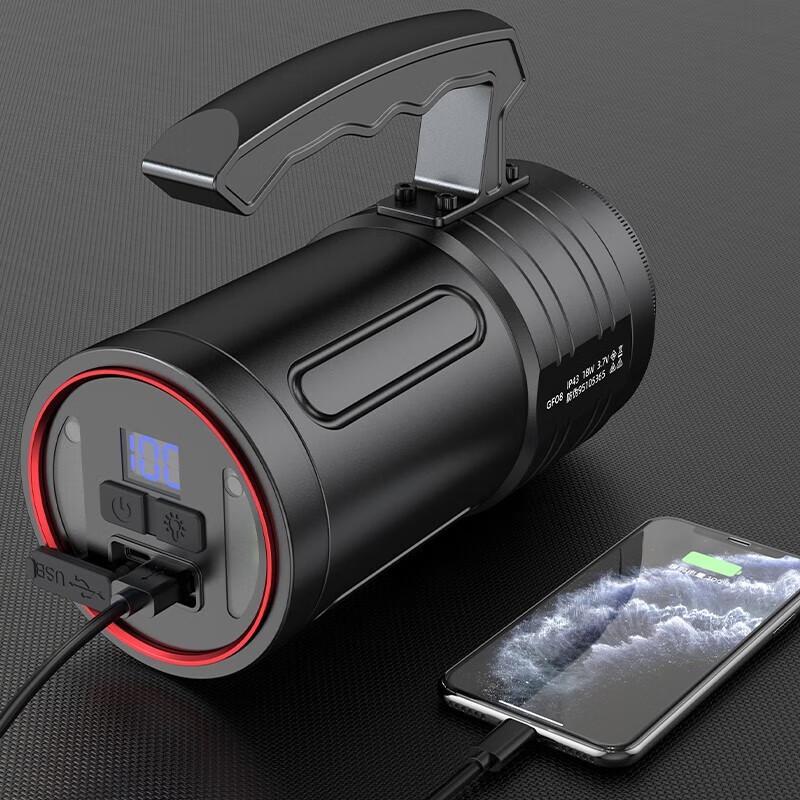 SupFire GF08 Rechargeable LED Flashlight & Searchlight