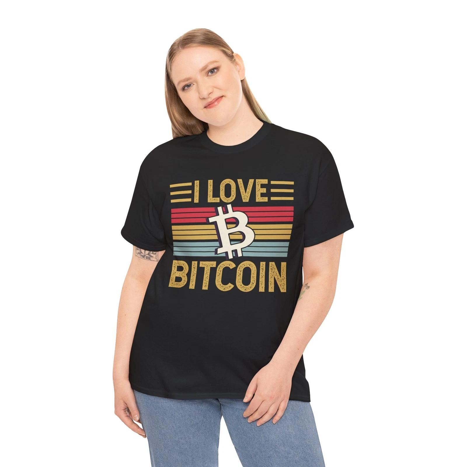 Mining Bitcoin T-Shirt – Funny Crypto Trader Blockchain BTC Graphic Tee XL