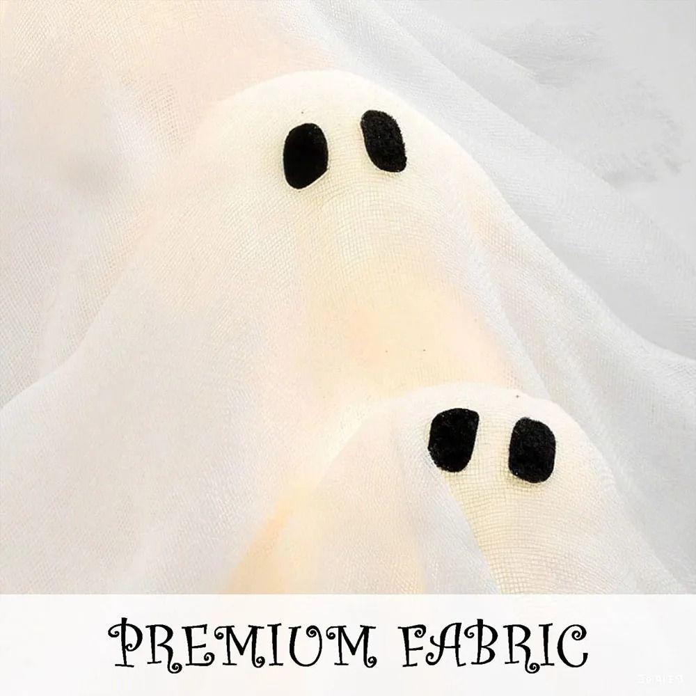 11 LED Lights LED Light-Up Wreath 35cm Halloween Wreath Funny Spooky Front Door Hanging Decor Yard