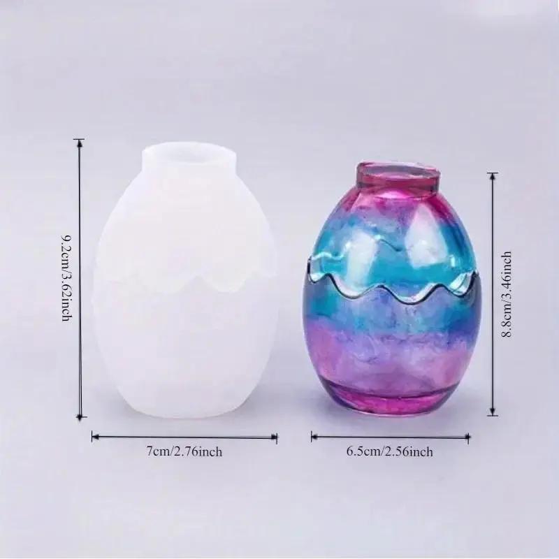 

Креативная форма для свечей в форме яиц, изготовленная своими руками из эпоксидной смолы, хрусталя, бетона и цемента.