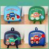 Cute Children's Backpack With Cartoon Excavator Print Lightweight And Breathable For Preschoolers