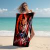 1pc Chucky3 Beach Towel, Comfortable and Thick, and Swimming/Bath/Picnic/Camping Towel, Suitable for Seaside Beaches