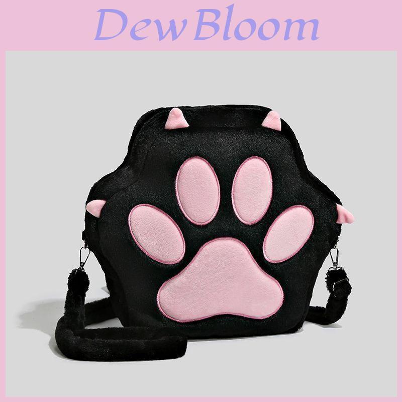 Cat Claw Plush Backpack With Large Capacity For Daily Casual Use