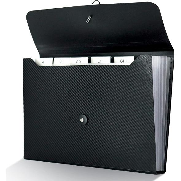 7 Pocket Expanding File Folder with Tab erts, Accordian File Organizer Document Receipt Organizer, Accordion Folder File Keeper A4 Letter Size, for 1