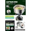 Captain Stag Cookware Stainless Steel Square Ramen Cooker 1.3L, Stainless Steel, Made In Tsubame-Sanj, UH-4202, 1.3 L