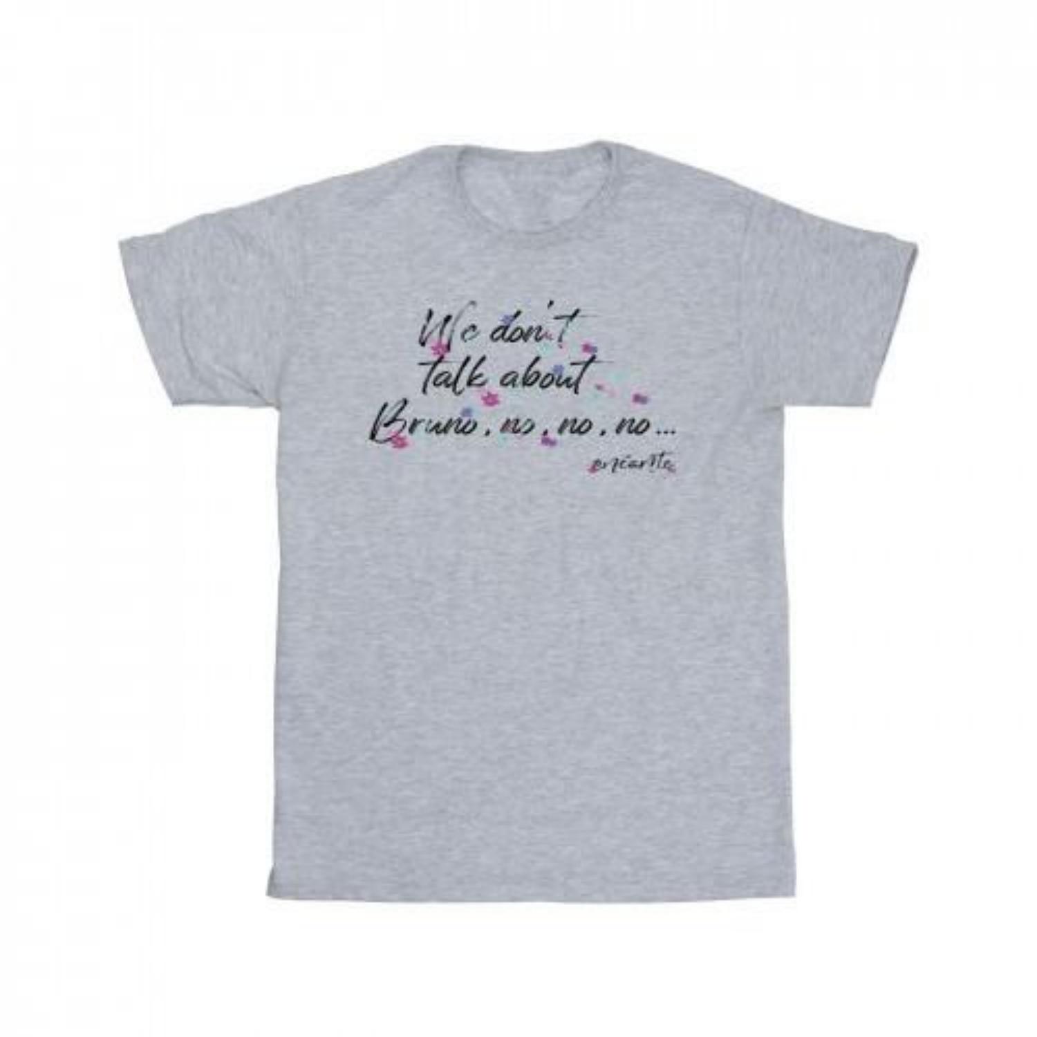 Disney Mens Encanto We Dont Talk About Bruno No No T-Shirt S чёрный